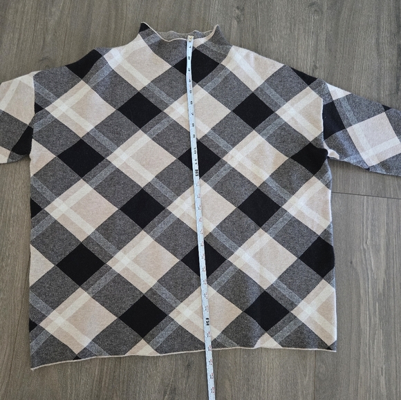 Racheal Zoe Plaid Pullover Sweater Womens  Size XL - Picture 10 of 16